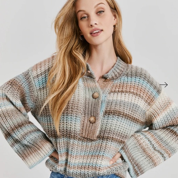Something Navy Brand Sweater - Picture 1 of 5